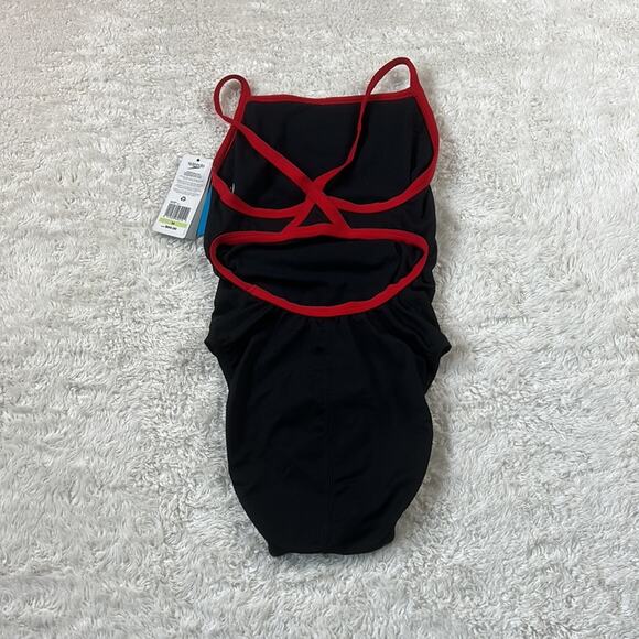 Speedo Endurance solid flyback training one piece swimsuit, 819016 4/30, NWT - Picture 2 of 9